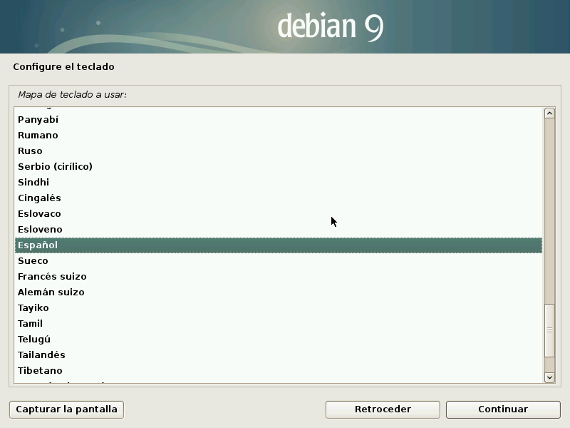 Debian Idioma install