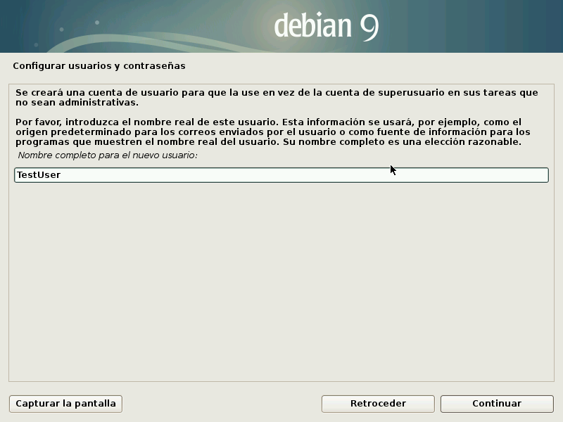 Debian User add