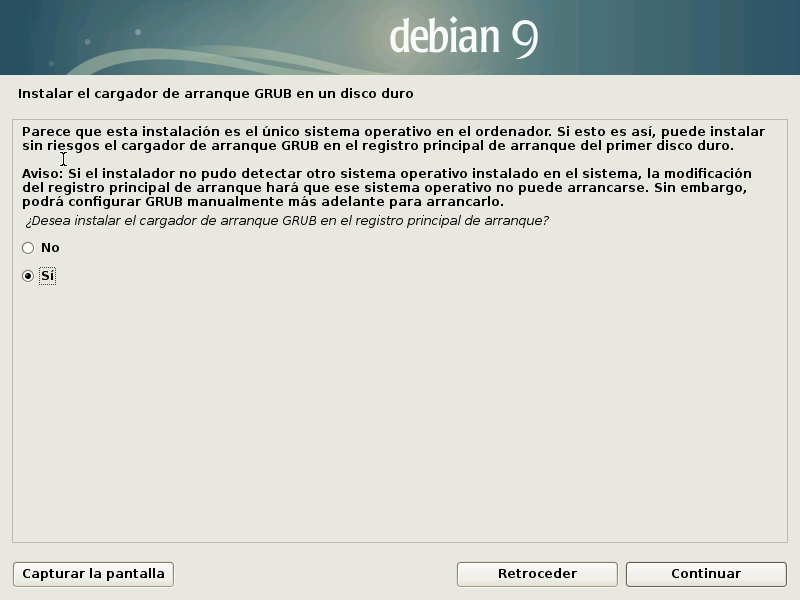 Debian MBR