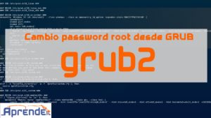 Cambiar password de root desde GRUB