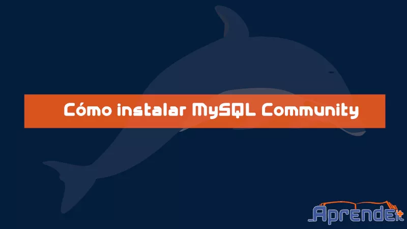 Cómo instalar MySQL Community
